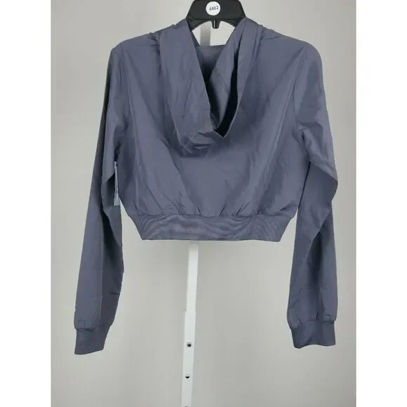 SOFFE Youth Girls Squad Woven Quarter Zip Hoodie Gunmetal Size XL - Picture 3 of 5